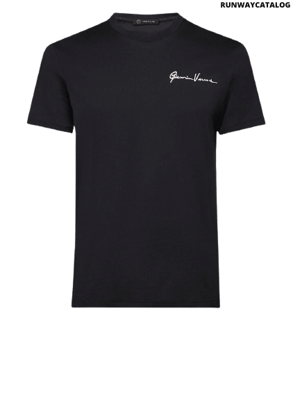 Versace GV Signature Embroidered T-Shirt