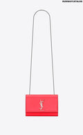 Saint Laurent Kate Small in Grain De Qoudre Embossed Patent Leather