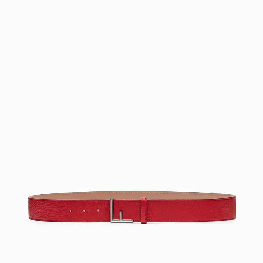 Fendi Red leather belt