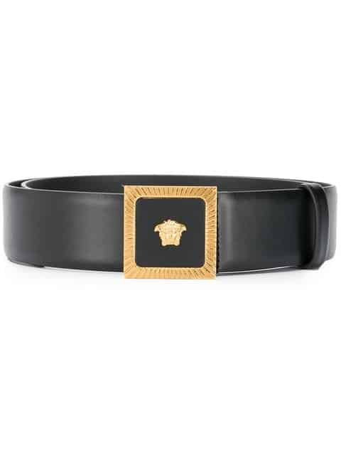 Versace Medusa square buckle belt