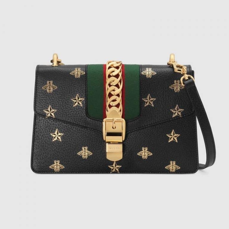 Gucci Sylvie Bee Star Small Shoulder Bag