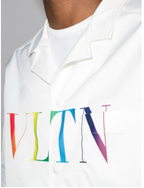 Valentino VLTN logo print shirt
