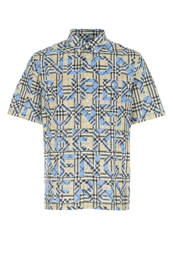 Burberry  Burberry All Over Logo Printed Shirt