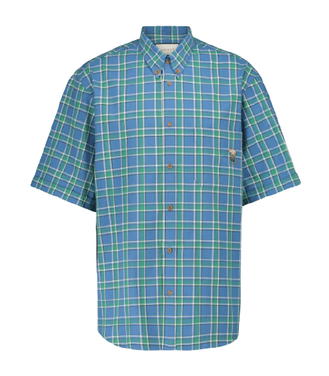 GUCCI Short-sleeved checked shirt