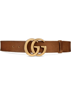 Gucci Leather Belt with Double G Buckle
