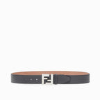Fendi Grey leather belt