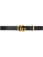 Gucci Leather belt with torchon Double G buckle