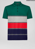 Versace Striped Polo Shirt