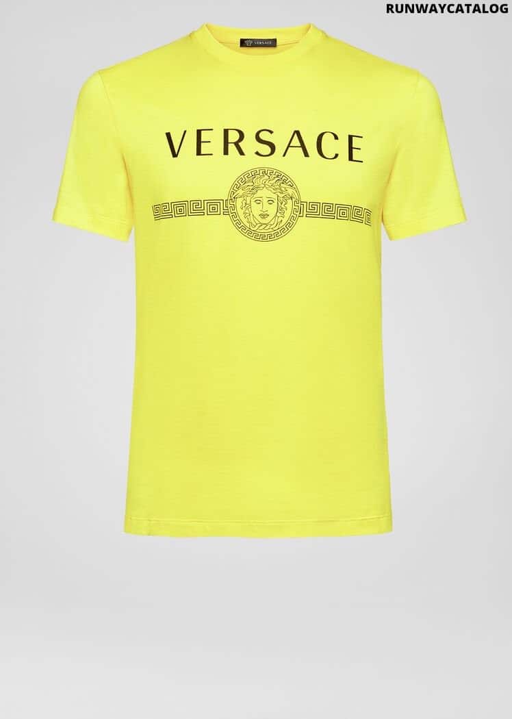 Versace Sustainable Logo Slim Fit T-Shirt