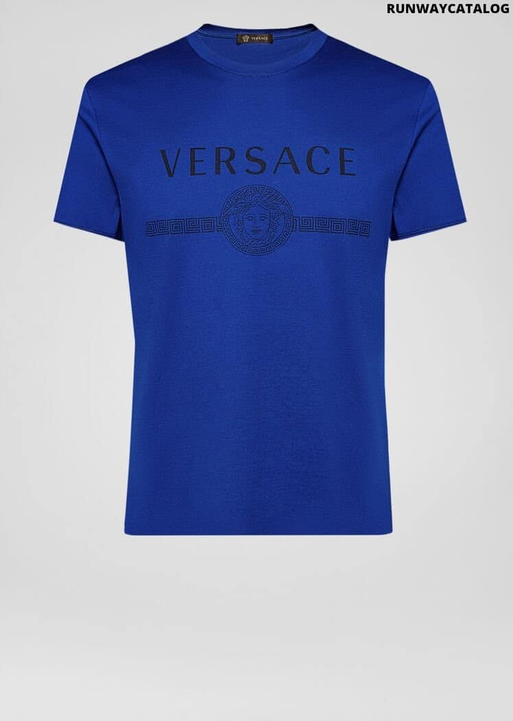 Versace Sustainable Logo Slim Fit T-Shirt