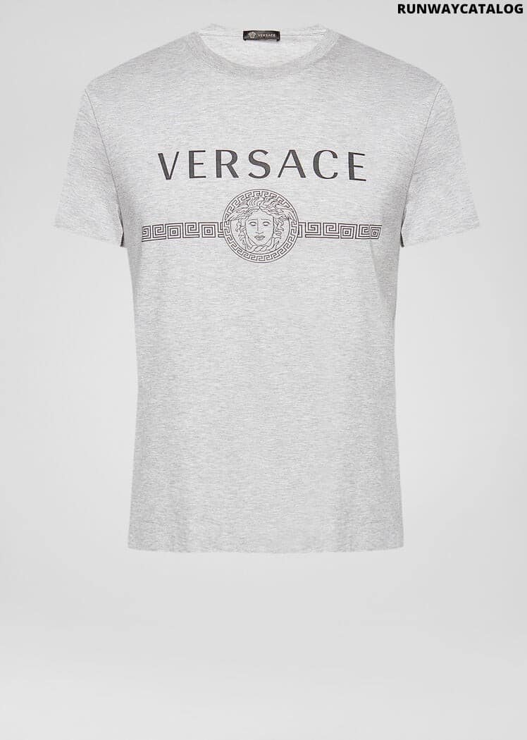 Versace Sustainable Logo Slim Fit T-Shirt