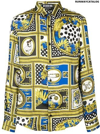 Versace Versus patchwork long-sleeve shirt