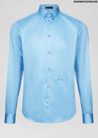 Versace Embroidered Cotton Poplin Shirt