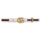 Gucci Leather belt with torchon Double G buckle