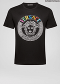 Versace Multicolor Medusa Logo T-Shirt