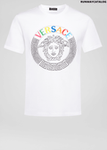 Versace Multicolor Medusa Logo T-Shirt