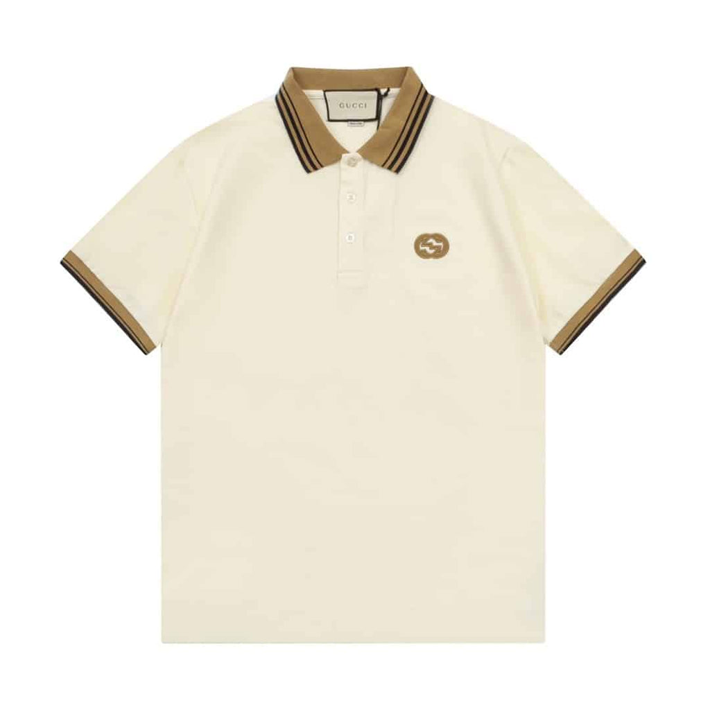 Gucci GG Logo Pique Polo Shirt