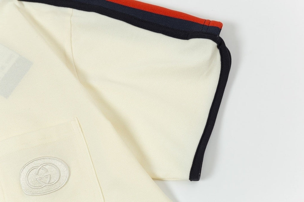 Gucci GG Logo Pique Polo Shirt
