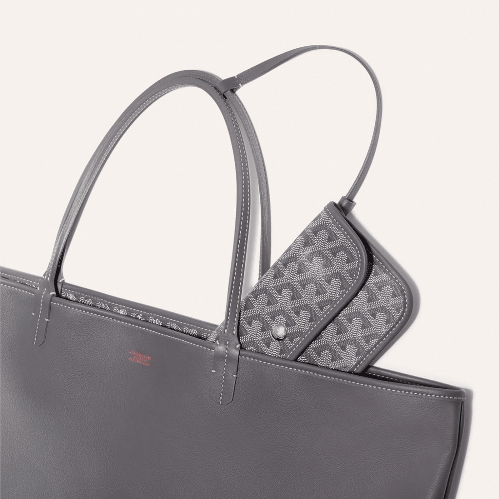 Goyard Anjou GM Bag – Reversible Leather &amp; Goyardine Tote