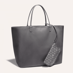 Goyard Anjou GM bag featuring a reversible leather and Goyardine canvas design, ergonomic handles, and a spacious interior for daily essentials.