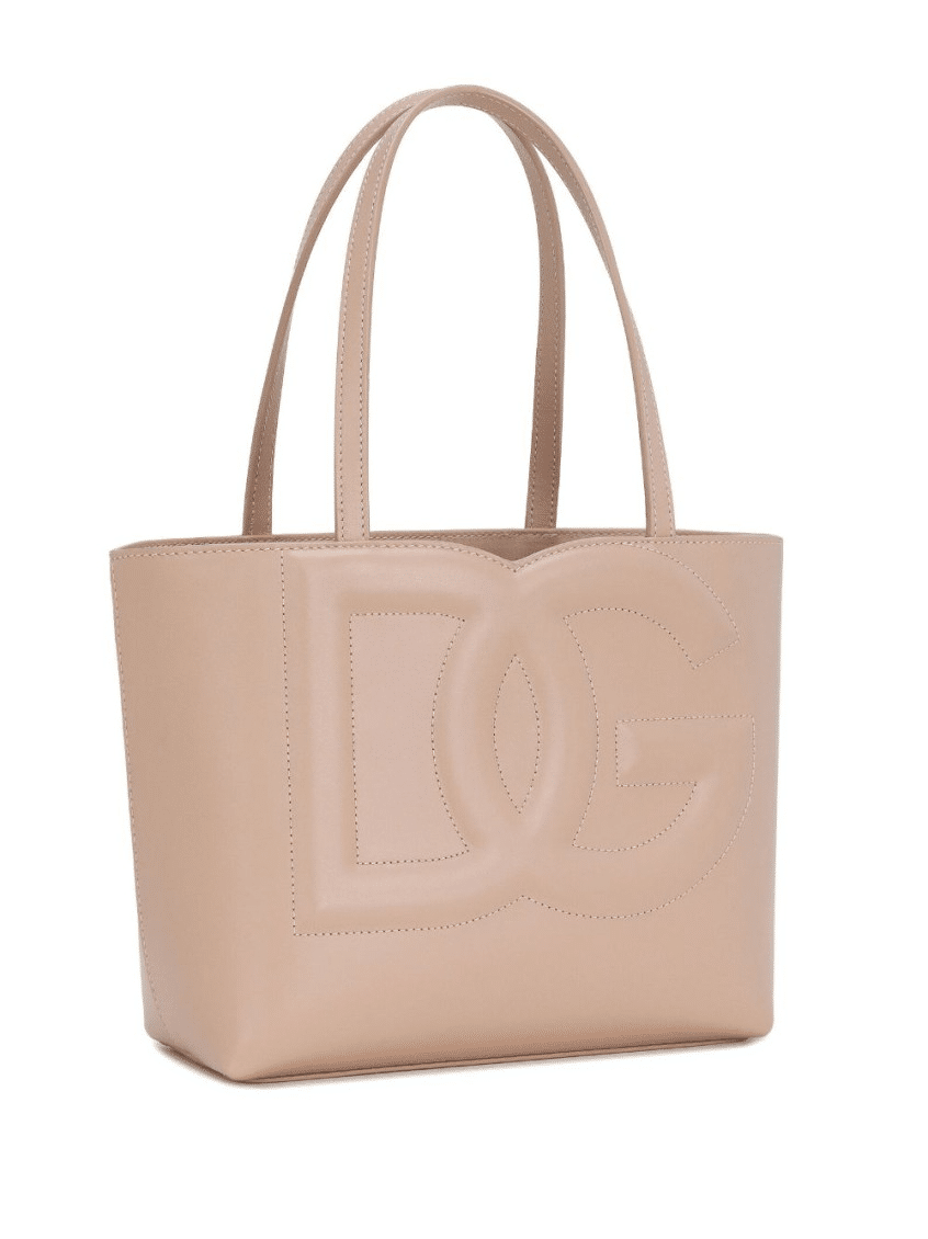 Dolce &amp; Gabbana Small DG Logo Shopper Bag – Powder Pink