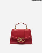 DOLCE &amp; GABBANA AMORE BAG IN CALFSKIN