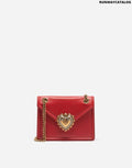 DOLCE &amp; GABBANA MEDIUM DEVOTION BAG IN SMOOTH CALFSKIN LEATHER