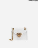 DOLCE &amp; GABBANA MEDIUM DEVOTION BAG IN SMOOTH CALFSKIN LEATHER