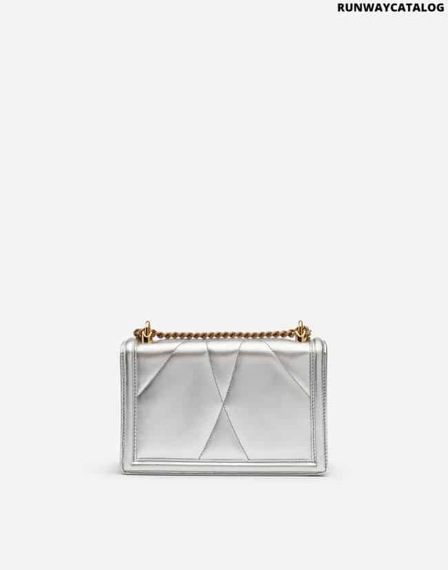 DOLCE &amp; GABBANA MEDIUM DEVOTION BAG IN QUILTED NAPPA MORDORÉ