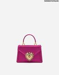 DOLCE &amp; GABBANA SMALL SATIN DEVOTION BAG