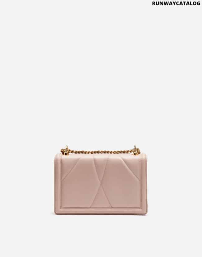 DOLCE &amp; GABBANA MINI DEVOTION SHOULDER BAG IN QUILTED NAPPA LEATHER