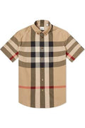 Burberry Short Sleeve Thames Large Check Shirt