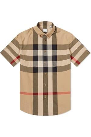 Burberry Short Sleeve Thames Large Check Shirt