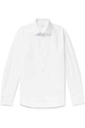 Burberry Logo-Embroidered Cotton-Poplin Shirt
