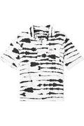 Burberry Zebra Print Oversize Vacation Shirt