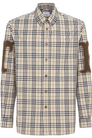 Burberry Taynton Badges Check Poplin Shirt