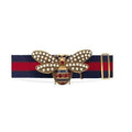 Gucci Web belt with bee