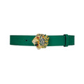 Gucci Leather belt with tiger head