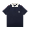 Gucci Side Stripe Logo Pique Polo