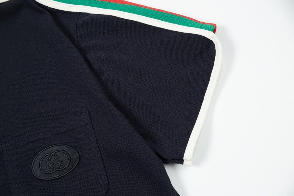 Gucci GG Logo Pique Polo Shirt
