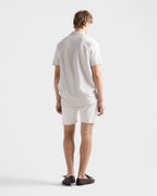 Garment-dyed cotton polo shirt