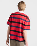 Short-sleeved cotton polo shirt