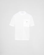 Re-Nylon and jersey T-shirt