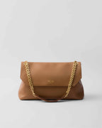 Large leather shoulder bag