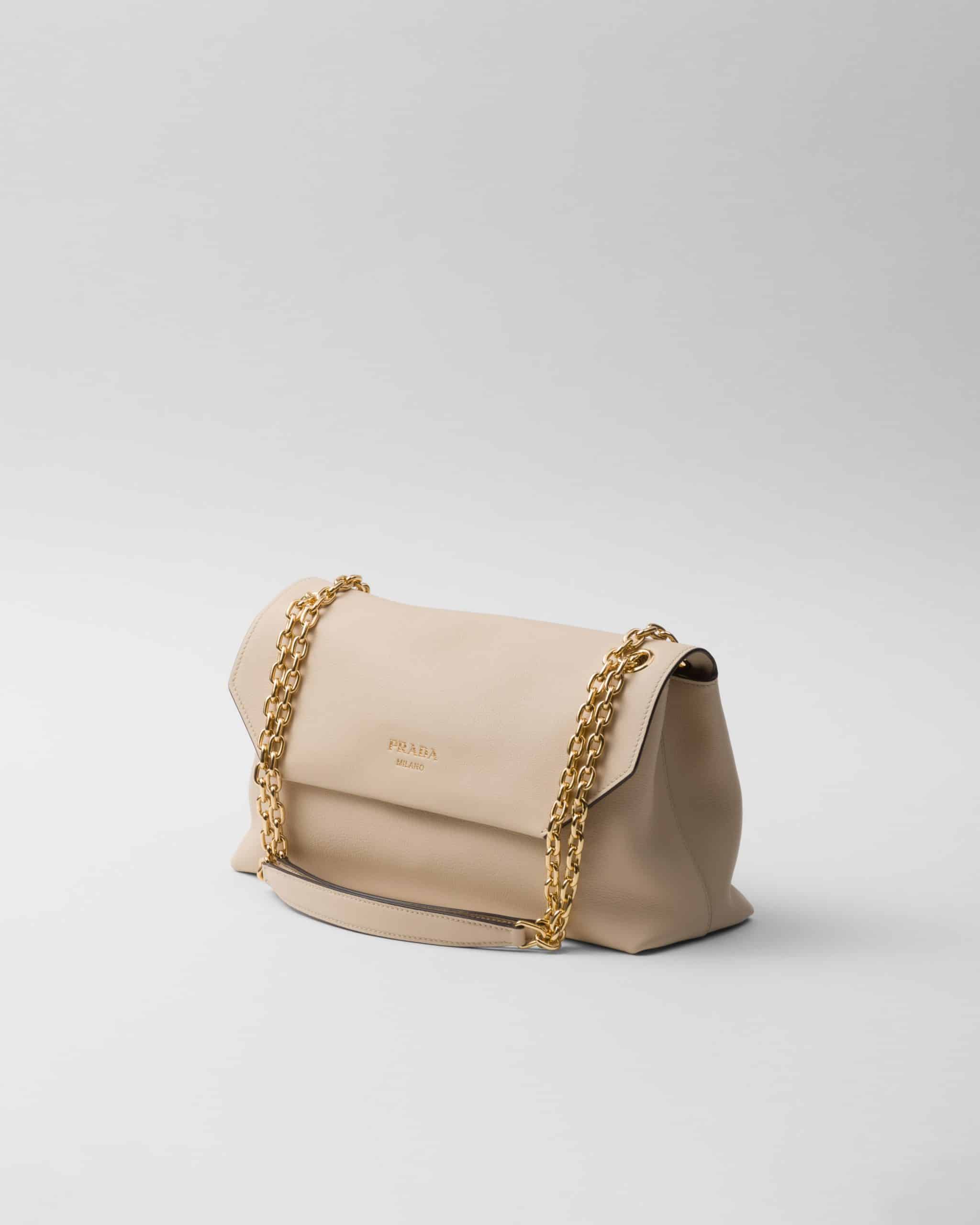 Large leather shoulder bag