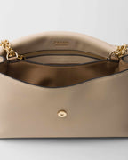 Large leather shoulder bag