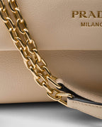 Large leather shoulder bag