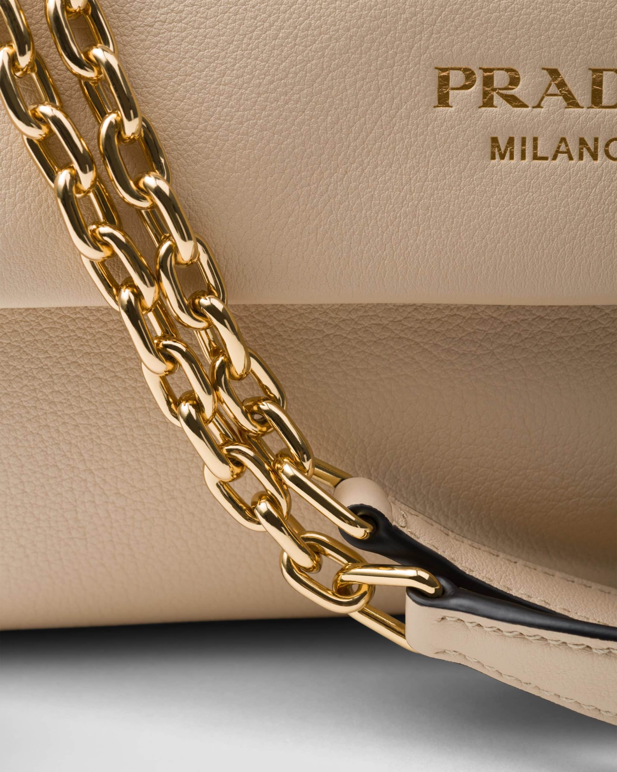 Large leather shoulder bag