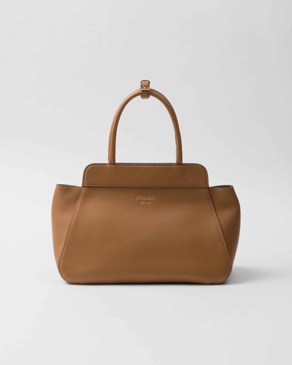 Medium leather tote bag