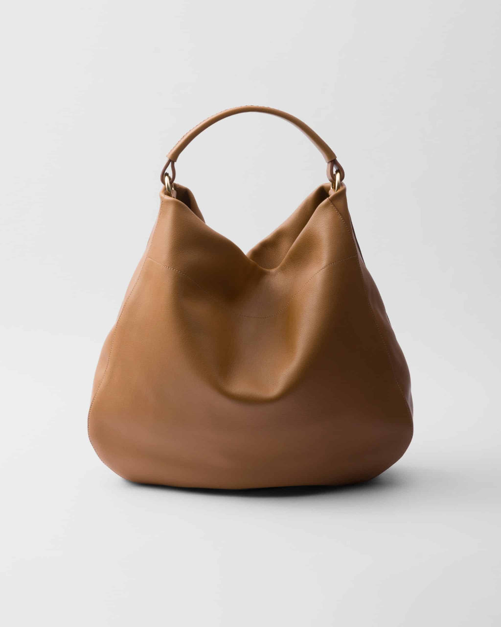 Large leather shoulder bag
